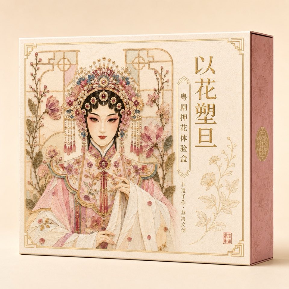 《以花塑旦》DIY 押花体验盒